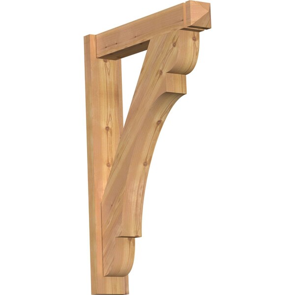 Ekena Millwork Olympic Arts & Crafts Smooth Outlooker, Western Red Cedar, 5 1/2"W x 26"D x 38"H OUT06X26X38OLY03SWR - main